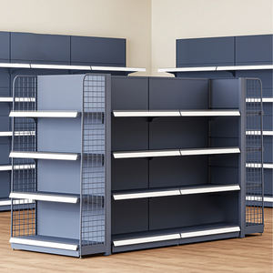 Estantería de supermercado de doble cara, góndola de exhibición, estantería de acero de alta resistencia para tiendas de conveniencia, sistema de estanterías de material metálico - Product Image 6