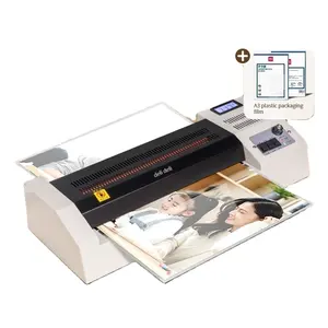 Deli 14371 macchina per lo stampaggio di foto in metallo office home cutter A3A4 laminatrice