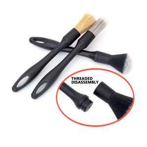 NIKO Ensemble de 3 brosses de nettoyage pour voiture, jantes, aérations et détails - Product Image 2