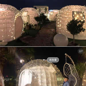 Dômes de luxe transparents, maison de thé, chambre, dôme à bulles gonflable transparent, tentes à bulles gonflables, éclairage LED, maison à bulles gonflable - Product Image 5