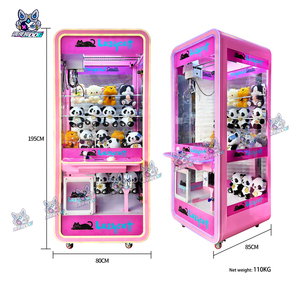 Máquina expendedora <span class=keywords><strong>de</strong></span> grúas <span class=keywords><strong>de</strong></span> juguete con <span class=keywords><strong>validador</strong></span> multimoneda, compatible con pagos globales, para salas <span class=keywords><strong>de</strong></span> juego recreativas - Product Image 2