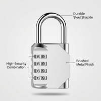 Offre Spéciale – Cadenas à Combinaison Numérique Anti-Vol de Qualité Supérieure, Plusieurs Couleurs, Prix Usine, Idéal pour Salle de Sport et Bagages