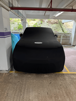 Housse de voiture personnalisée avec logo pour Range Rover Classic Off Road SUV, tissu élastique en velours doux, protection complète contre la poussière et les rayures
