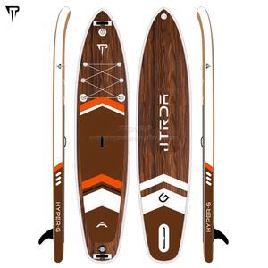 JTRDA personalizado soplado <span class=keywords><strong>de</strong></span> diseño <span class=keywords><strong>de</strong></span> madera <span class=keywords><strong>comprar</strong></span> Stand Up madera Paddle Board inflable SUP Paddle Board con grano <span class=keywords><strong>de</strong></span> madera - Product Image 6