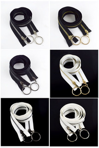 Deepeel AP422 <span class=keywords><strong>5</strong></span> #120Cm Phụ Kiện May Mặc Thanh Trượt Đôi Áo Khoác Xuống Áo Khoác Sửa Chữa Zip Mở Khóa Kéo - Product Image 6