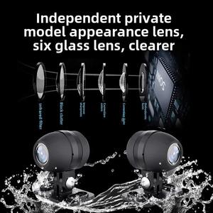 Cámara para Motocicleta con Visión Nocturna 1080P, Grabadora para Motocicleta, Cámara para Auto, IP67, Impermeable, para Trabajo en Exteriores, 4 Orificios - Product Image 2