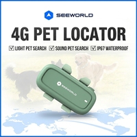 Localisateur d'animaux de compagnie étanche 4G, traceur anti-perte sans fil pour chien, traceur GPS pour chat, traceur Beidou avec lumière et son pour trouver les animaux de compagnie perdus