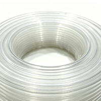 Tuyau d'encre transparent flexible 5x3mm 4 canaux 50m/rouleau pour systèmes pneumatiques de transfert d'eau et d'air