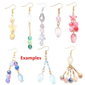 Vente en gros <span class=keywords><strong>de</strong></span> perles <span class=keywords><strong>de</strong></span> verre <span class=keywords><strong>de</strong></span> petite <span class=keywords><strong>taille</strong></span> et <span class=keywords><strong>de</strong></span> <span class=keywords><strong>grande</strong></span> <span class=keywords><strong>taille</strong></span> <span class=keywords><strong>de</strong></span> 8 mm, couleurs mélangées, petites perles <span class=keywords><strong>de</strong></span> riz, combinaison pour le bricolage - Product Image 2