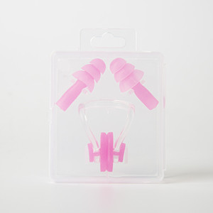 Großhandel Silikon Nasen <span class=keywords><strong>clip</strong></span> & Ohr stöpsel Set Persönliches Schutz zubehör zum Schwimmen Tauchen & Surfen - Product Image 2