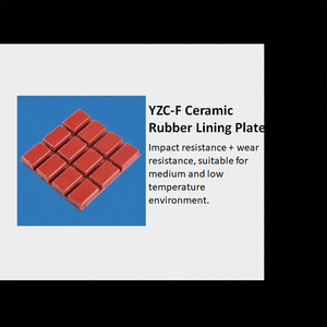 ยางฝังกระเบื้องเซรามิกระบบป้อนสารกันแรงกระแทกสายพานลำเลียงแบบกำหนดเอง - Product Image 3