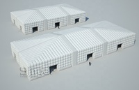 Tente gonflable géante, structure de bâtiment, cube de fête, tente gonflable