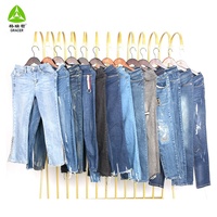 Pantalons en jean d'occasion pour femmes Gracer modèle A06 – Balles de vêtements de seconde main pas chers – Collection été – MOQ 45kg