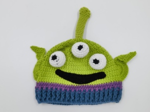 Gorro Infantil Hecho a Mano con Bordado 3D en Crochet, 100% Acrílico |   Tela común con diseño de animales adorables personalizado para niños pequeños, bajo MOQ - Product Image 3