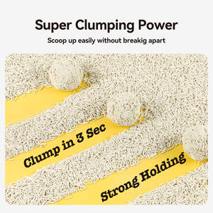 Hengjie Catking Ecologisch Tofu Kattenbakvulling, snelklonterend & weinig stof, 5 geuren, doorspoelbaar - Product Image 3