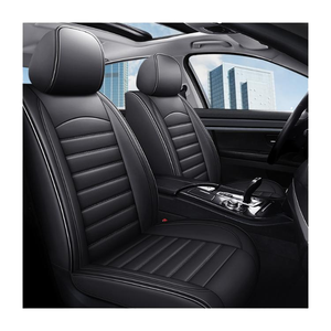Four Seasons Luxury CX-5 <strong>Mini</strong> Car <strong>Seat</strong> <strong>Covers</strong> Full Set Universal Ice Silk PU Leather Lumbar Cushion Headrest Pillow Interior - Product Image 3
