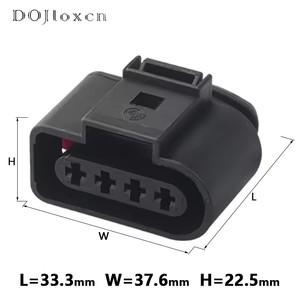 4 Pin 3.5Mm Ô Tô Không Thấm Nước Kết Nối 4b0973724 Cuộn Dây Mở Rộng Adapter Điện Cắm <span class=keywords><strong>1j0973824</strong></span> Cho VW Audi - Product Image 4