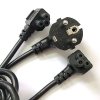 1m noir ENEC KEMA l'ue c5 poêle électrique cordon d'alimentation H05VV-F 3G * 0.75mm2