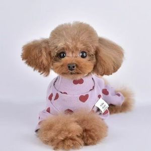 Pet <b>Dog</b> Clothing for Autumn and Winter Teddy, Bichon Schnauzer Cartoon Warm Four-<b>legged</b> Clothes for Both Male and Female <b>Dogs</b> - Product Image 2