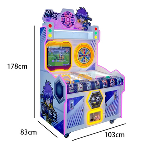 Máquina <span class=keywords><strong>de</strong></span> Juego Arcade Híbrida para 2 Jugadores, Operada con Monedas, Videojuego <span class=keywords><strong>de</strong></span> Fútbol con Rueda <span class=keywords><strong>de</strong></span> Premios y Premios en Cápsula para Parques <span class=keywords><strong>de</strong></span> Diversiones - Product Image 2