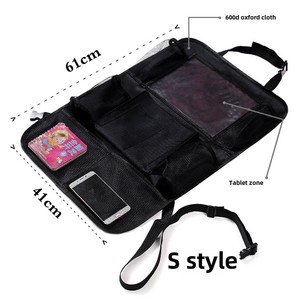 Tragbarer Neuer China-Chic Auto-Organizer aus Oxford-Gewebe mit Netzfach, Rücksitz-Zugang, iPad- und Spielzeughalterung, Anti-Kick-Schutz für die Rückenlehne - Product Image 6