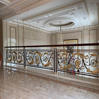 Rampe d'escalier moderne personnalisable en aluminium - Rampe d'escalier intérieure