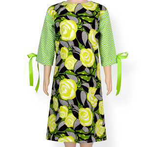 Falda Larga con Estampado Floral Personalizado, Ropa de Boutique para Bebés, Vestido Abullonado de Manga Larga para Niñas Pequeñas, Ropa de Otoño - Product Image 3