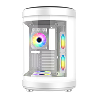 Usine Vente Chaude Cas D'ordinateur Gaming Atx Pc Cas OEM Personnalisé M-ATX Ordinateur De Bureau Cas Avec Alimentation