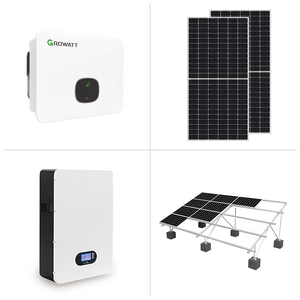 ระบบพลังงานแสงอาทิตย์10KW 3kW 5KW สำหรับใช้ในบ้านพลังงาน6KW แบบออฟกริดพร้อมตัวควบคุม MPPT 50KW แบตเตอรี่ลิเธียมไอออน - Product Image 5