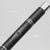 Flacon de parfum vide en verre 35 ml en gros, atomiseur de voyage rechargeable noir et argenté avec capuchon métallique, boîte de présentation luxueuse et ornée