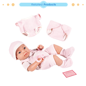 Custom and Wholesale Pink 18 Inch Lifelike Vinyl Realistic Reborn Baby <strong>Dolls</strong> With Accessories Trending <strong>Dolls</strong> <strong>Dolls</strong> Manufacturer - Product Image 5