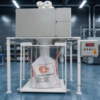 Machine d'emballage et de remplissage de sacs jumbo en plastique de 1 tonne, système de ensachage en vrac FIBC avec équipement de pesage industriel