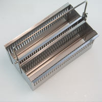 High Quality 20 30 60 Pcs Stainless Steel Microscope Slides Staining Rack