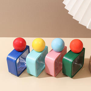 Trendy 4 Colors <b>Perfume</b> <b>Atomizer</b> Set Travel <b>Refillable</b> Spray Bottle Plastic Press Pump Container Cosmetic Packaging Custom Color - Product Image 2