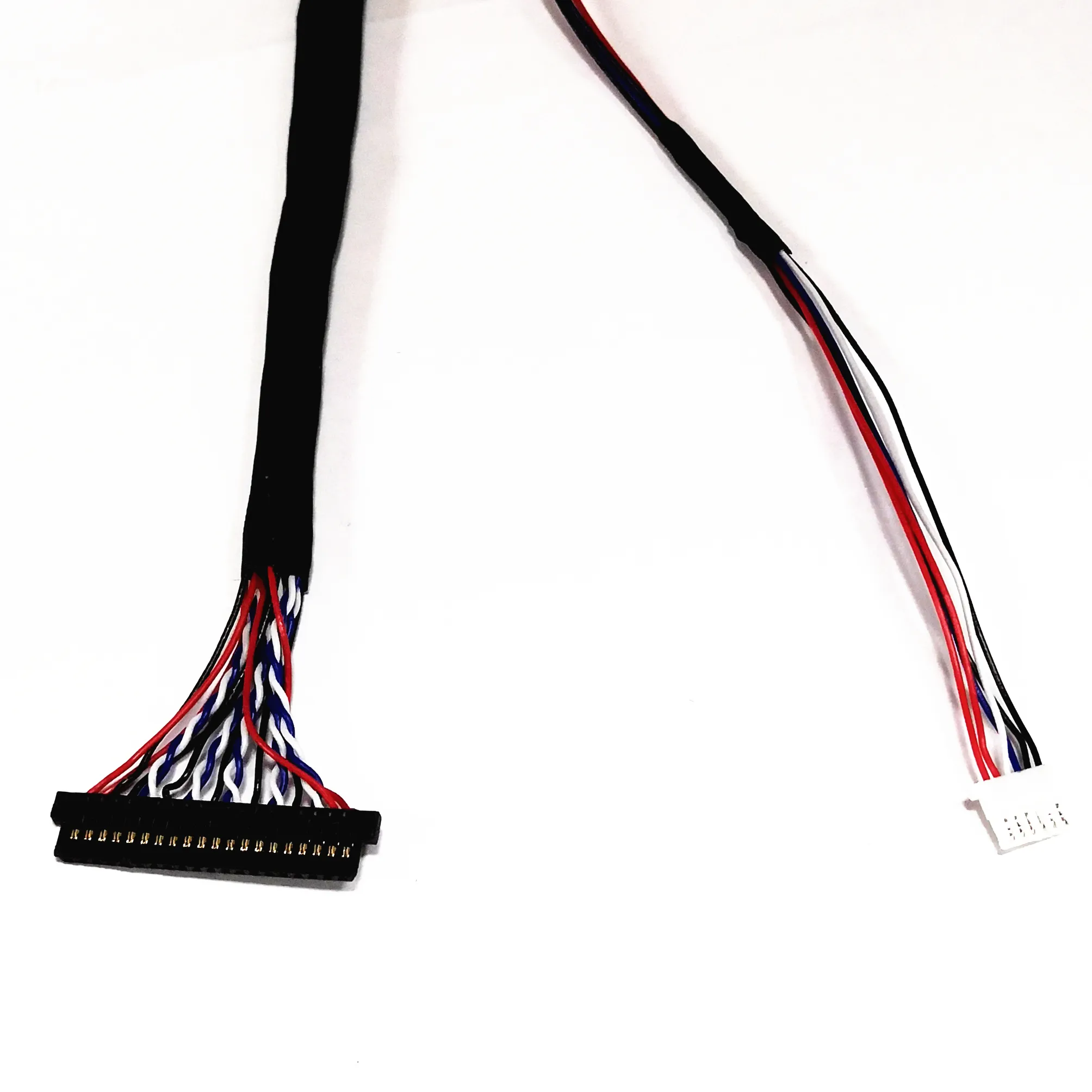 Custom lvds cable with jst connector 2.0mm 12 pin wiring harness