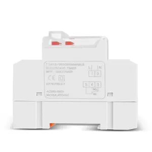 Temporizador Digital Programable de 7 Días TM919B-2 Sinotimer Mini de Alta Calidad, 30A 200-250VAC, Relé de Control de Tiempo, CE RoHS - Product Image 5