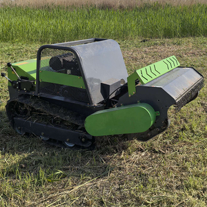 Cortadora de Césped Robótica de 800mm y 1000mm con Control Remoto, Cuchilla de Martillo, <span class=keywords><strong>Desbrozadora</strong></span> de Orugas para Jardín, Campo de Golf y Granja - ¡Venta Caliente! - Product Image 3