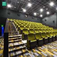 TianGe Cinema Schallschutz wand feuerfestes Material Stoff bedeckt Haustier Akustik platte absorbierende Paneele für Kino