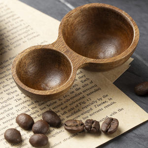 <span class=keywords><strong>Cuchara</strong></span> medidora de granos de café de doble cabezal de madera maciza <span class=keywords><strong>gramos</strong></span> varias cucharas de café leche en polvo - Product Image 2