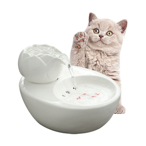 ZMaker 1L <strong>Ceramic</strong> Dog Drinking Dispenser Custom Pet Automatic Bowl <strong>Cat</strong> Water <strong>Fountain</strong> - Product Image 6