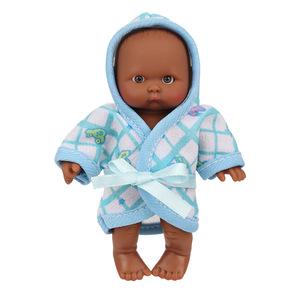 Muñeca Bebé Africana Negra de Vinilo de 5.5 Pulgadas, Muñeca Reborn, Juguete de Compañía para Niños, Venta al Por Mayor, Éxito de Ventas 2026 - Product Image 6