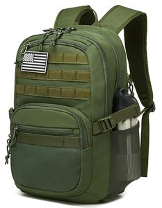 <span class=keywords><strong>Mochila</strong></span> Táctica Vintage para Hombre, Impermeable, para Uso Diario, con Capacidad para 3 Días, Porta Botella de Agua, Cierre de Cremallera, Poliéster - Product Image 6