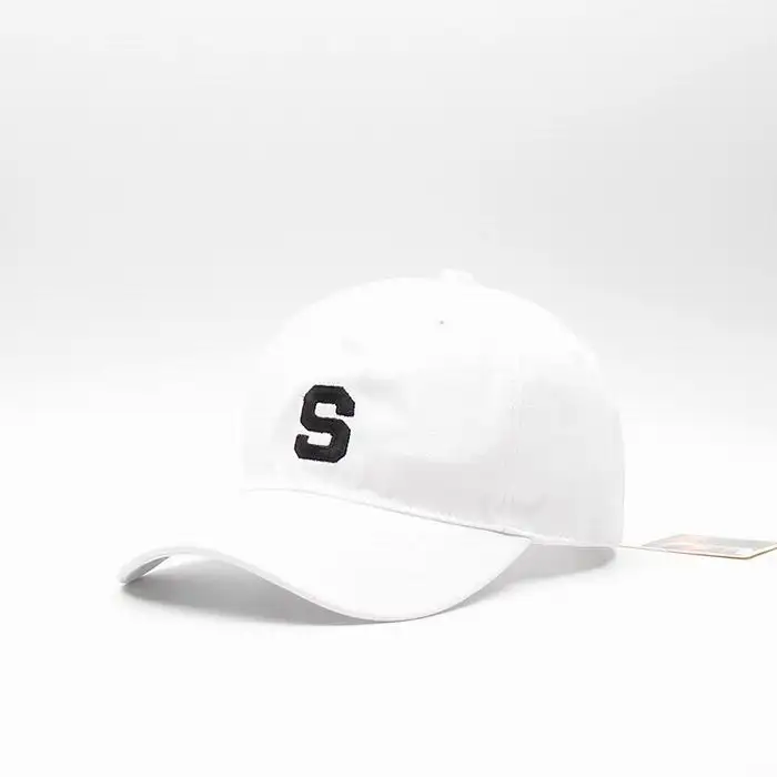 Kunden spezifisches Logo Big Head Baseball Hut Stick buchstabe Große Größe Soft Top Hat Baumwolle Sonnenhut Promotion Geschenk Baumwolle Hüte