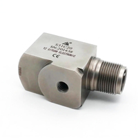 Capteur de vitesse piézoélectrique à sortie 4-20 mA avec protection IP65, fréquence 10-1000 Hz pour la surveillance des pompes, mesure 0-20 mm/s