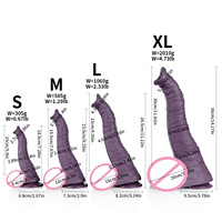 Vente en gros : Godemiché fantaisie en silicone 100% étanche, réaliste en forme de trompe d'éléphant, extra-long, pour masturbation, stimulant l'orgasme, grande taille