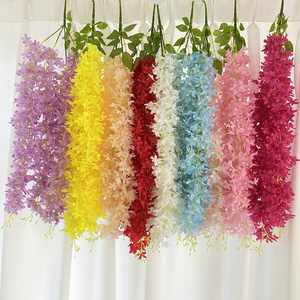 Guirlande artificielle de glycine Suzume II 30cm-100cm pour décoration de mariage, extérieur et intérieur, guirlande florale suspendue - Product Image 1