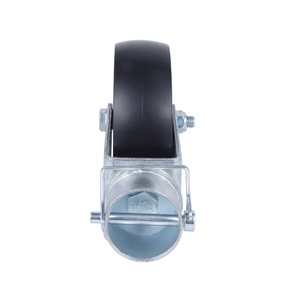 <span class=keywords><strong>Roue</strong></span> pivotante de remplacement pour cric de remorque 6 x 2 pouces, capacité 1200 lb, en acier au carbone robuste - Product Image 2