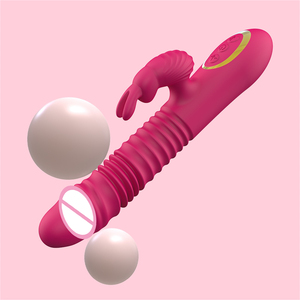 Vibrador de Conejo Recargable de Silicona Suave, 10 Velocidades, Calefacción, Impermeable, Juguetes Sexuales Gigantes, Dildos Largos y Enormes para Mujeres - Product Image 6