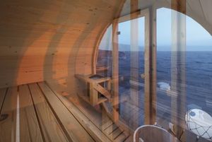 <span class=keywords><strong>4</strong></span> человека, уличная кедровая бочка, куб, сауна, сауна, комната с обогревателем - Product Image 6