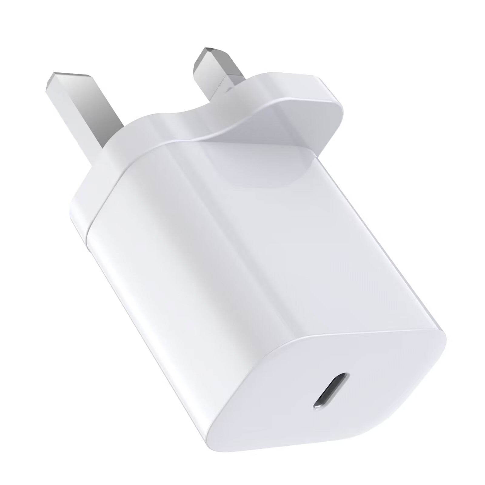 Enchufe británico blanco